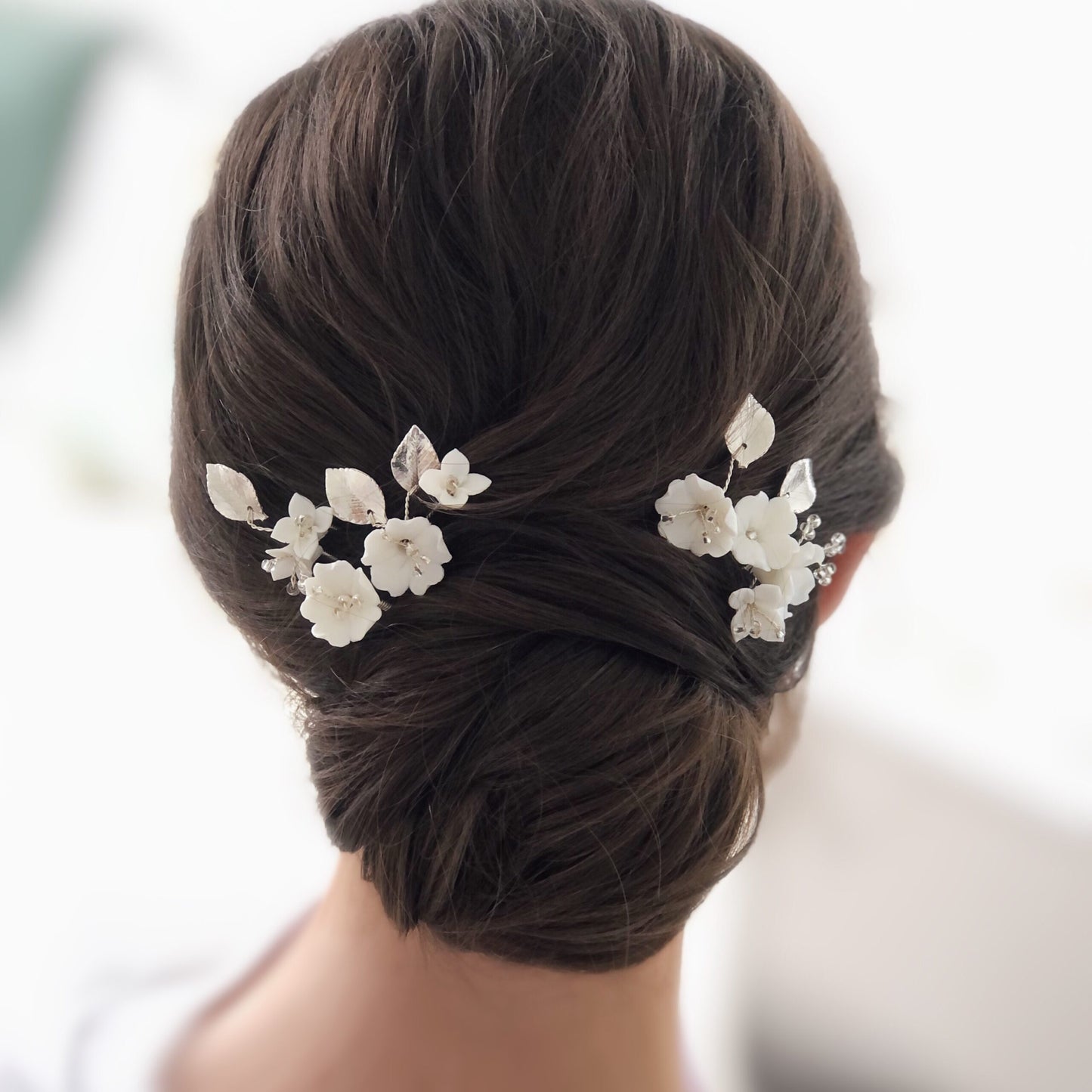 Camellia hair pins