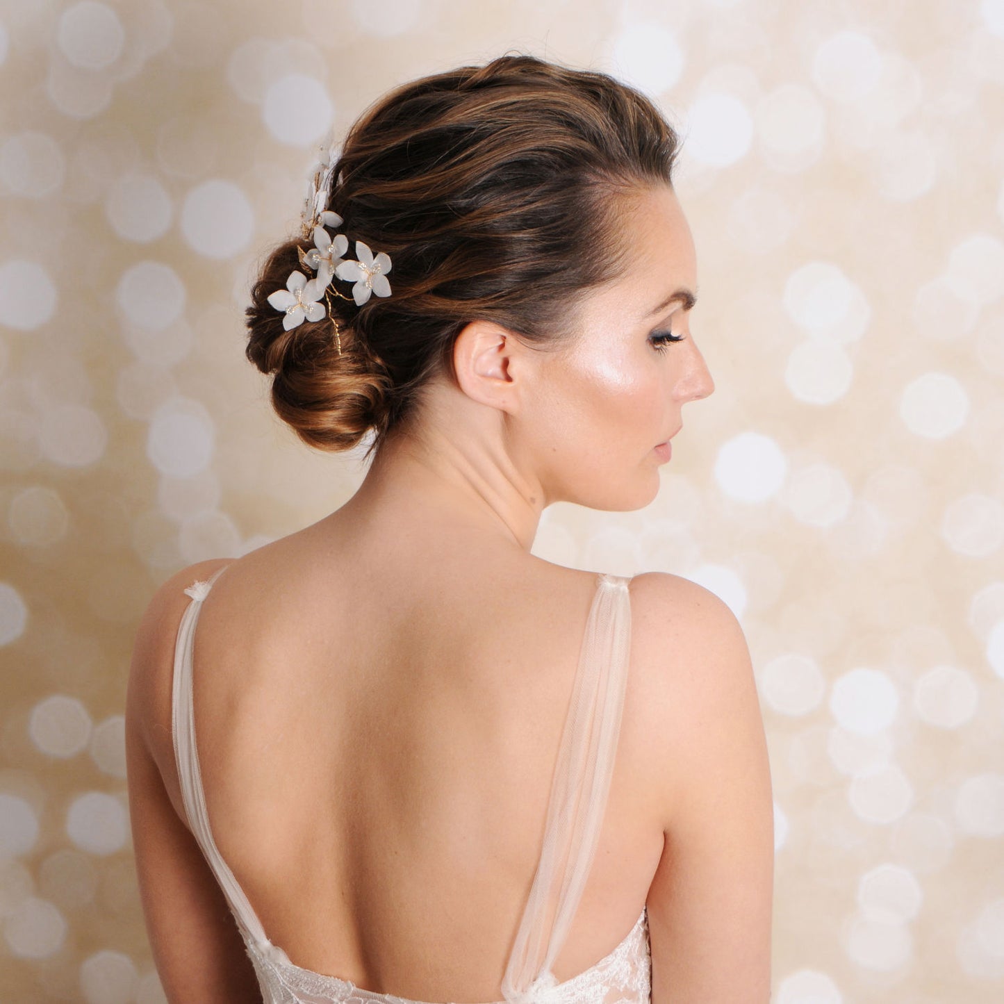 MAGNOLIA BLOSSOM hair pins