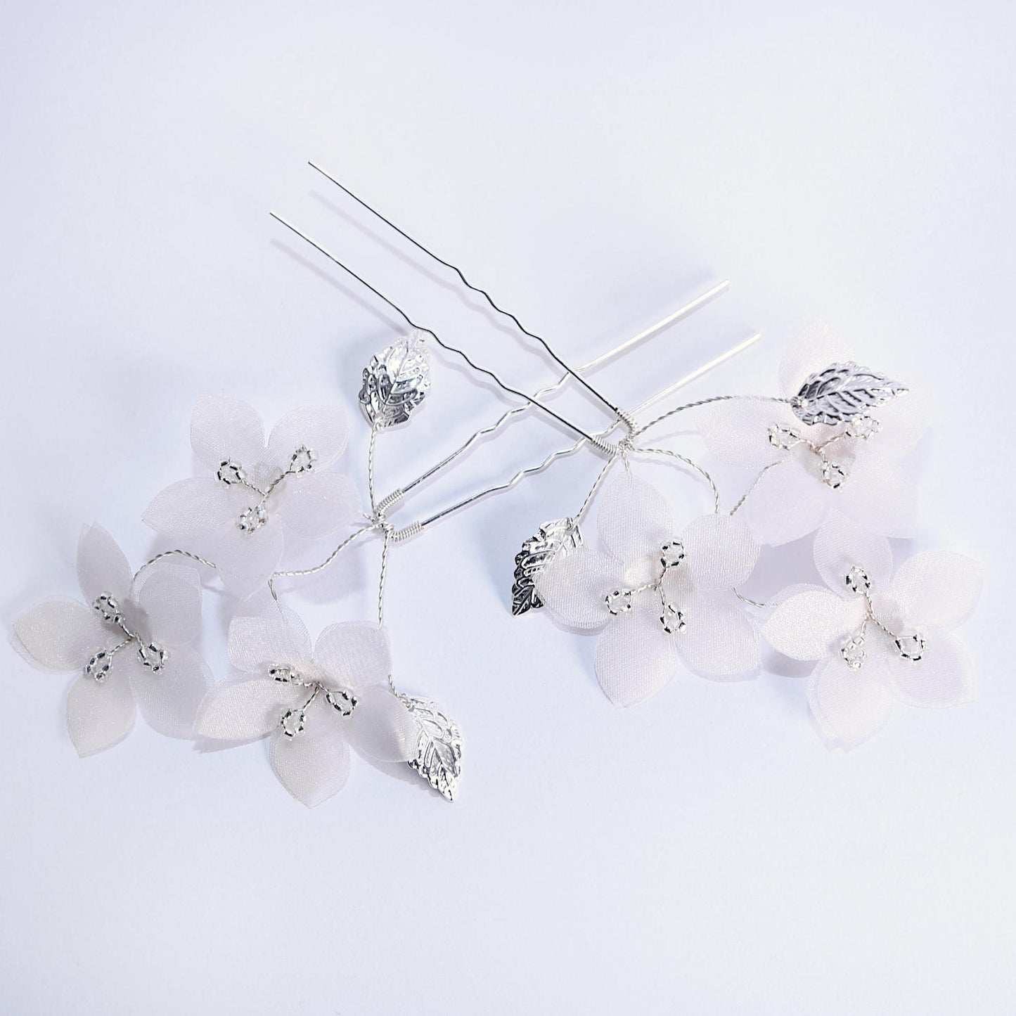 Gardenia Blossom Hair Pins