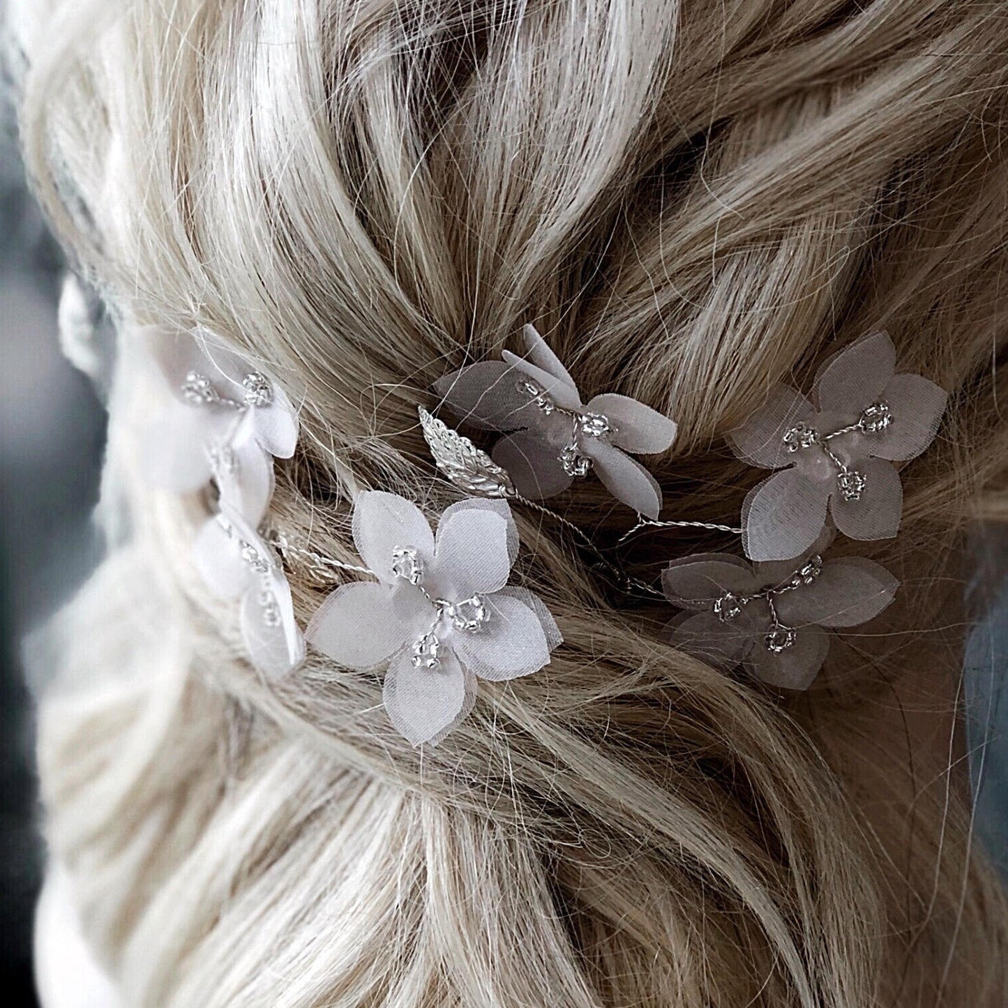 Gardenia Blossom Hair Pins