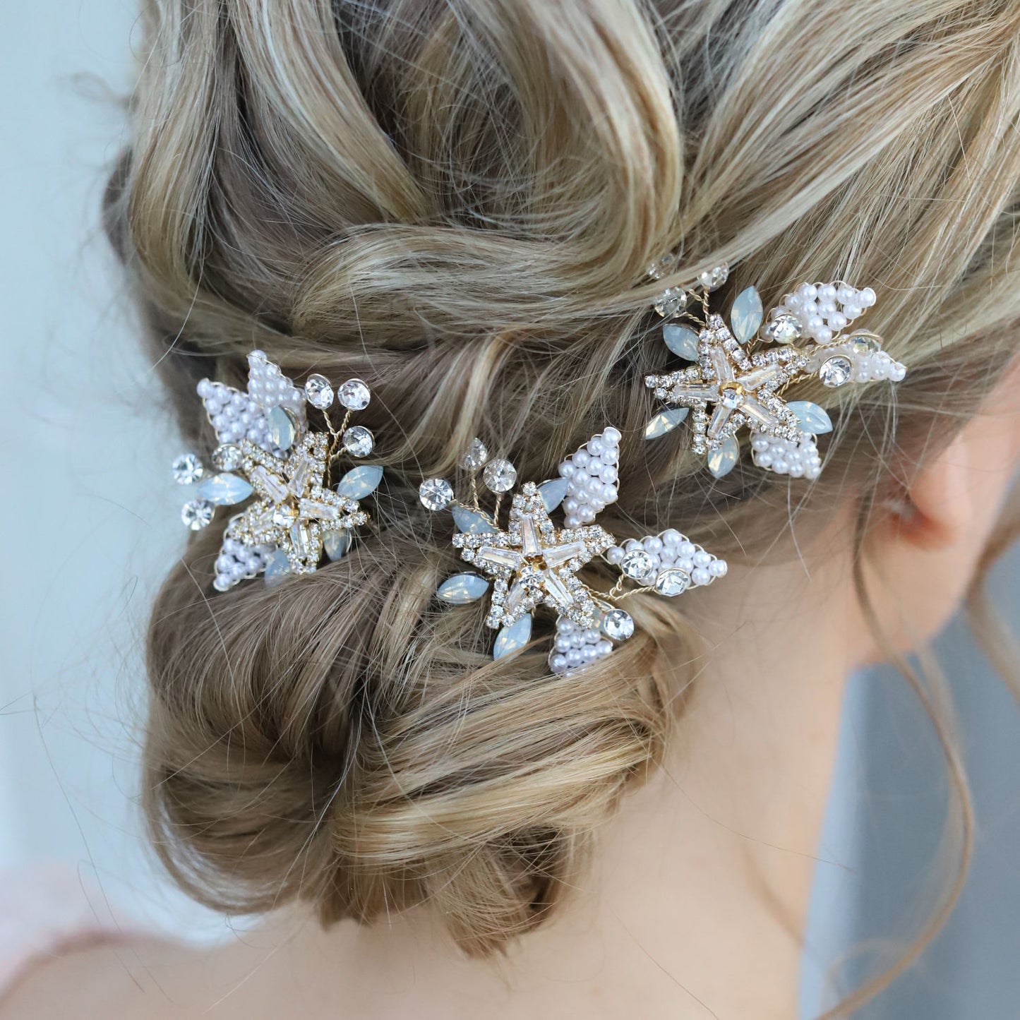 STARFLOWER hair pins