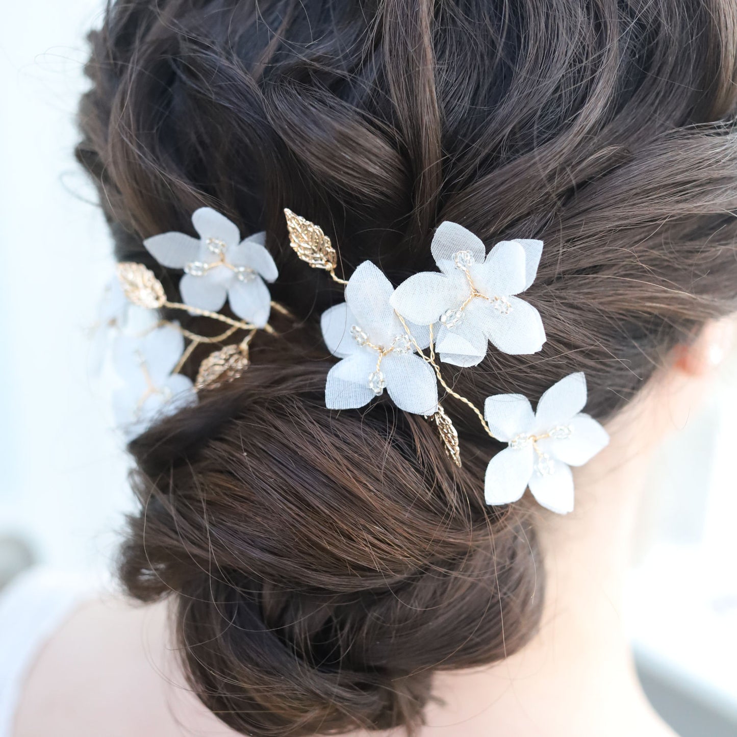MAGNOLIA BLOSSOM hair pins