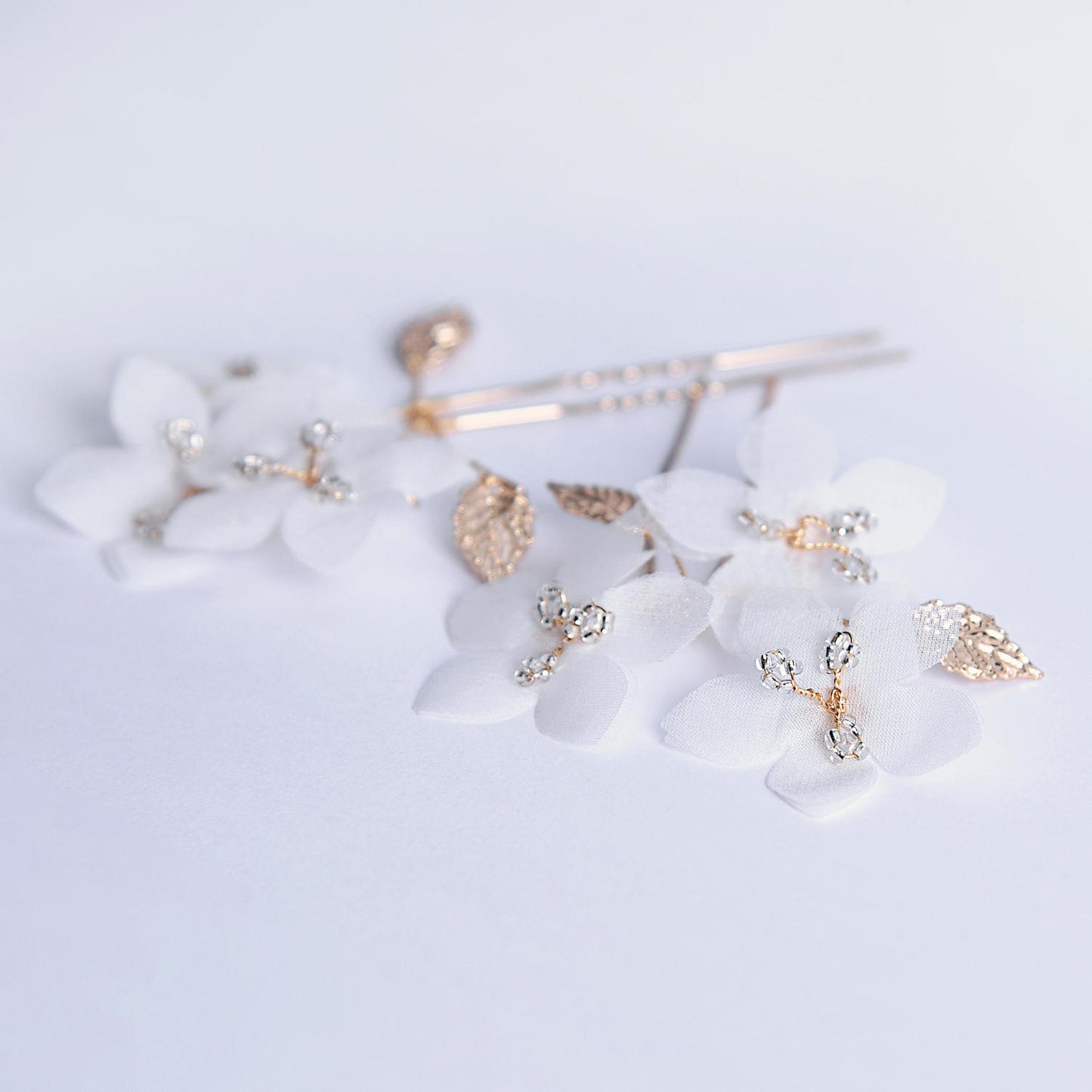 MAGNOLIA BLOSSOM hair pins