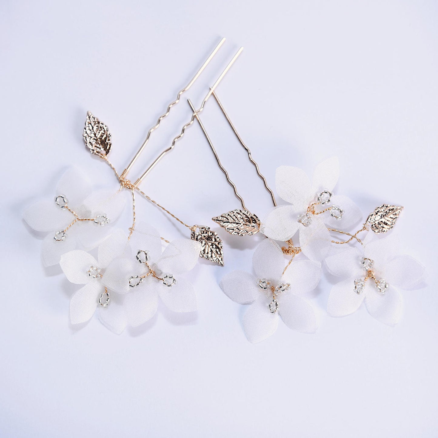 MAGNOLIA BLOSSOM hair pins