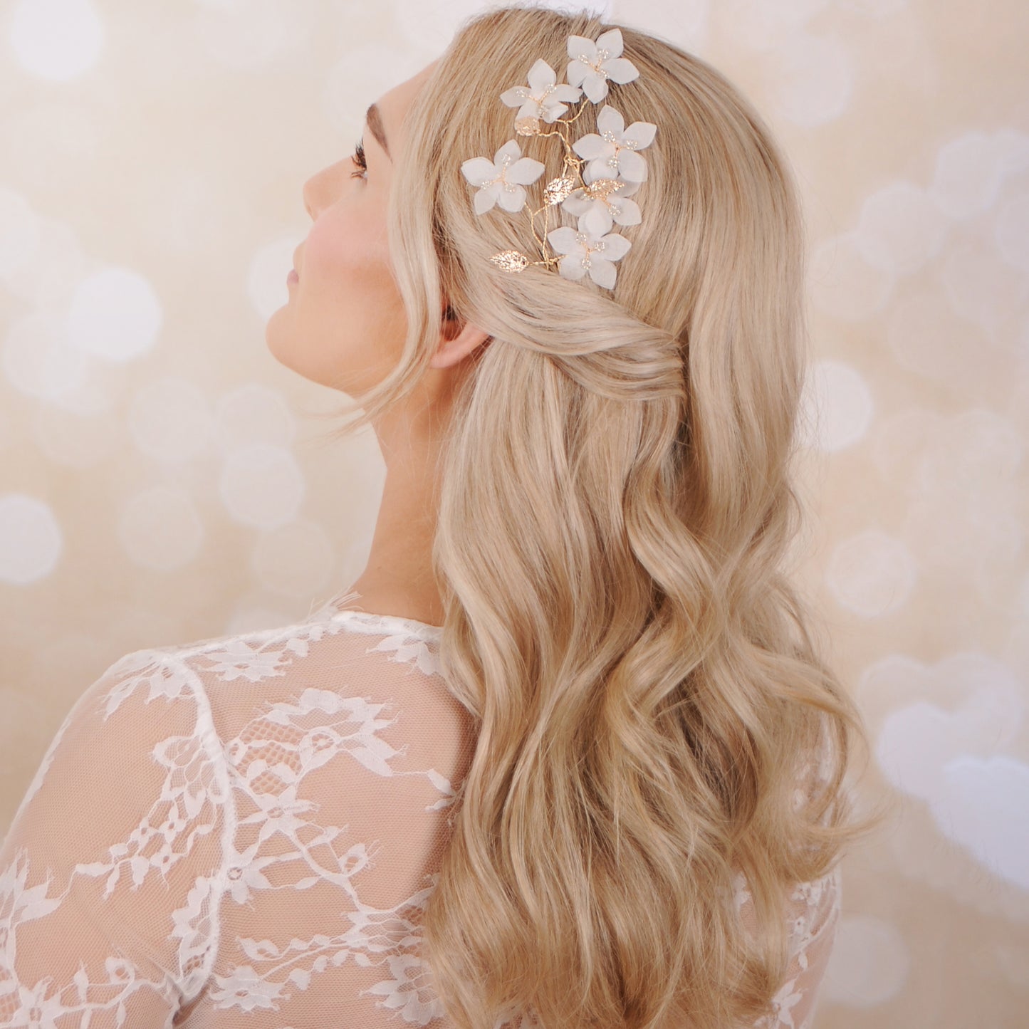 MAGNOLIA BLOSSOM hair pins