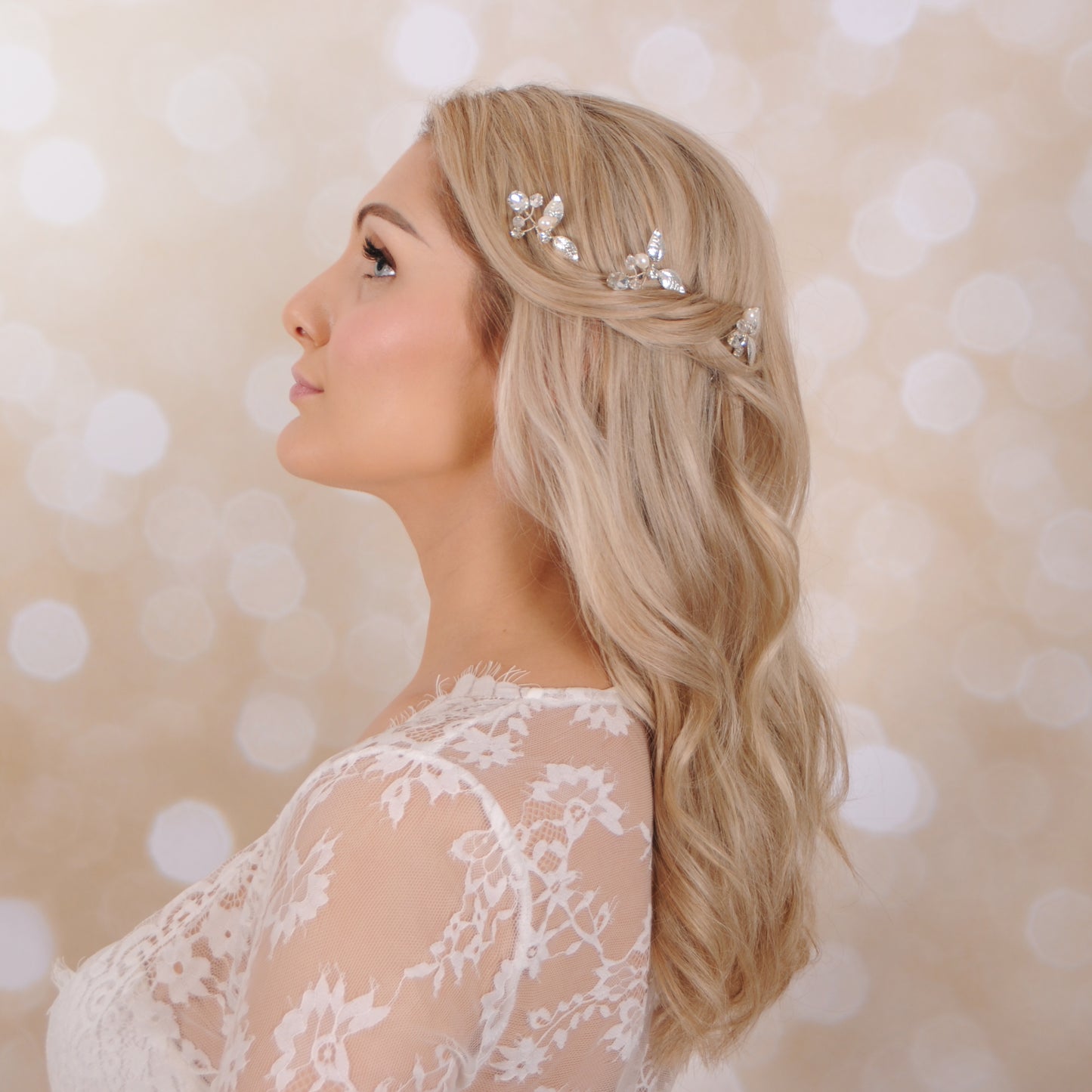 LAUREL LEAF hair pins