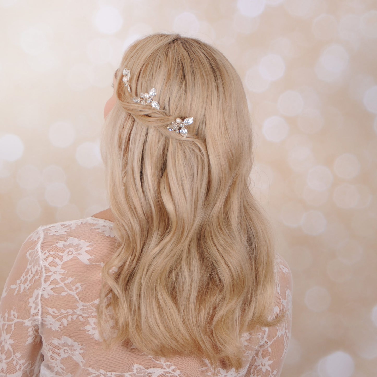 LAUREL LEAF hair pins