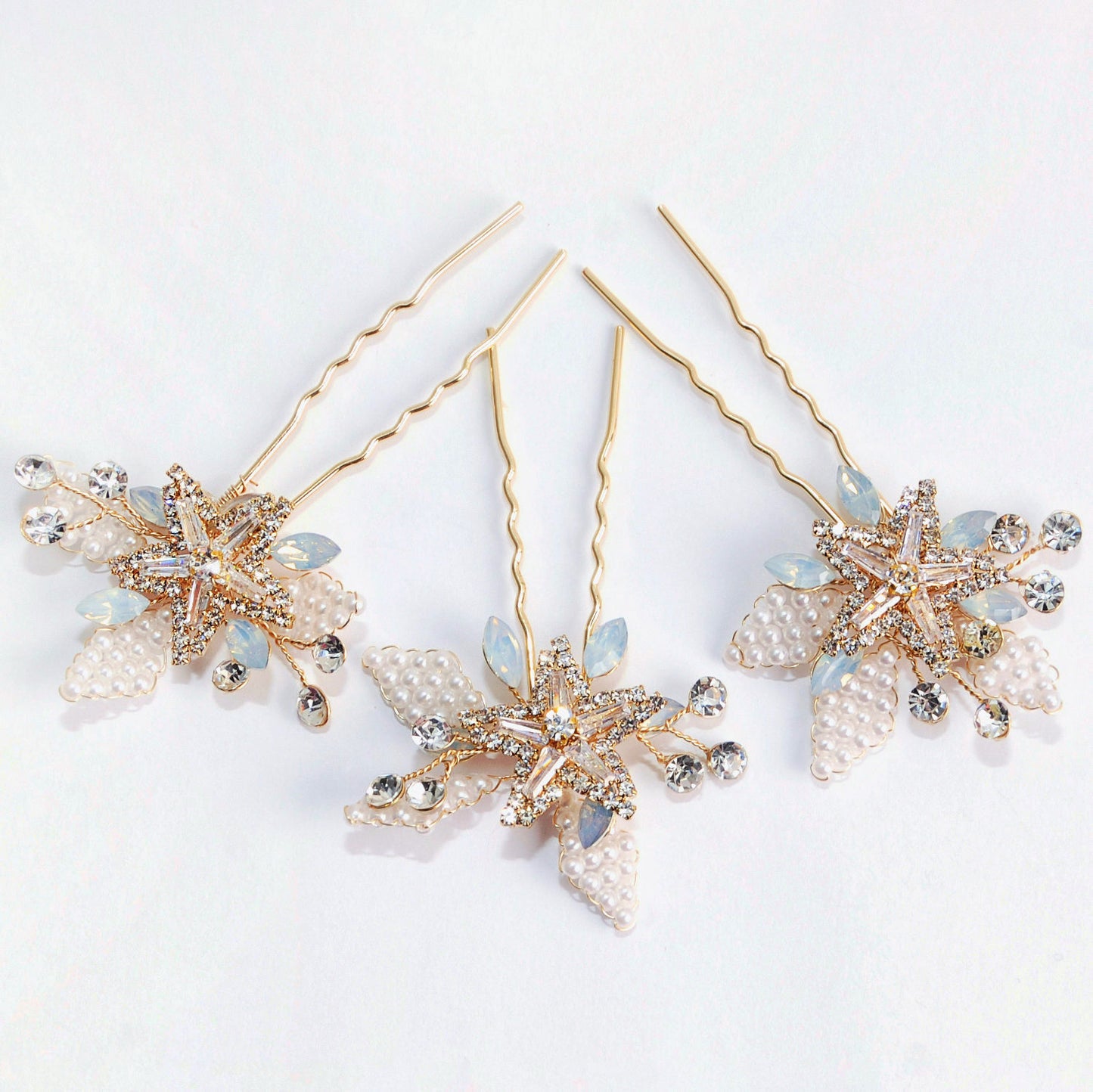 STARFLOWER hair pins