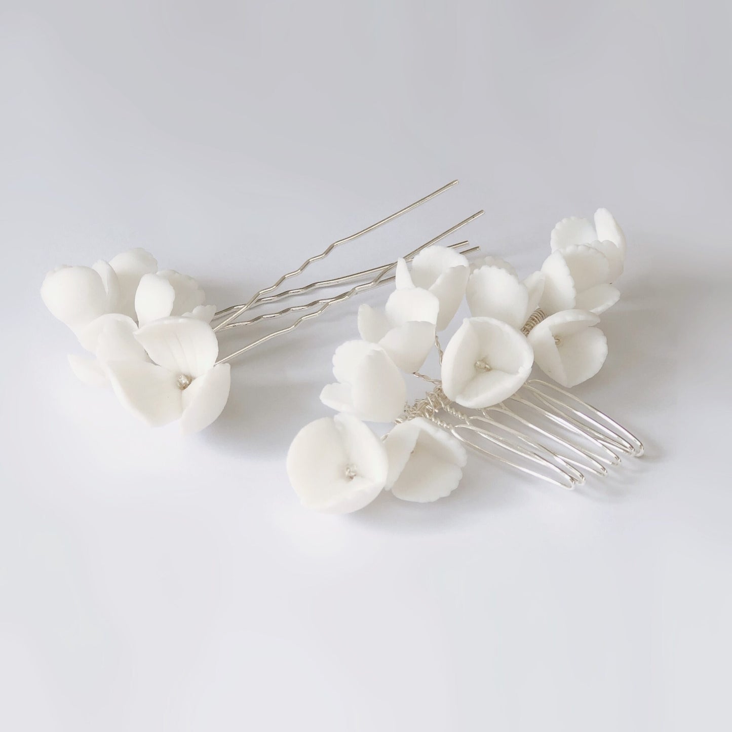 Snowdrop comb and pin set