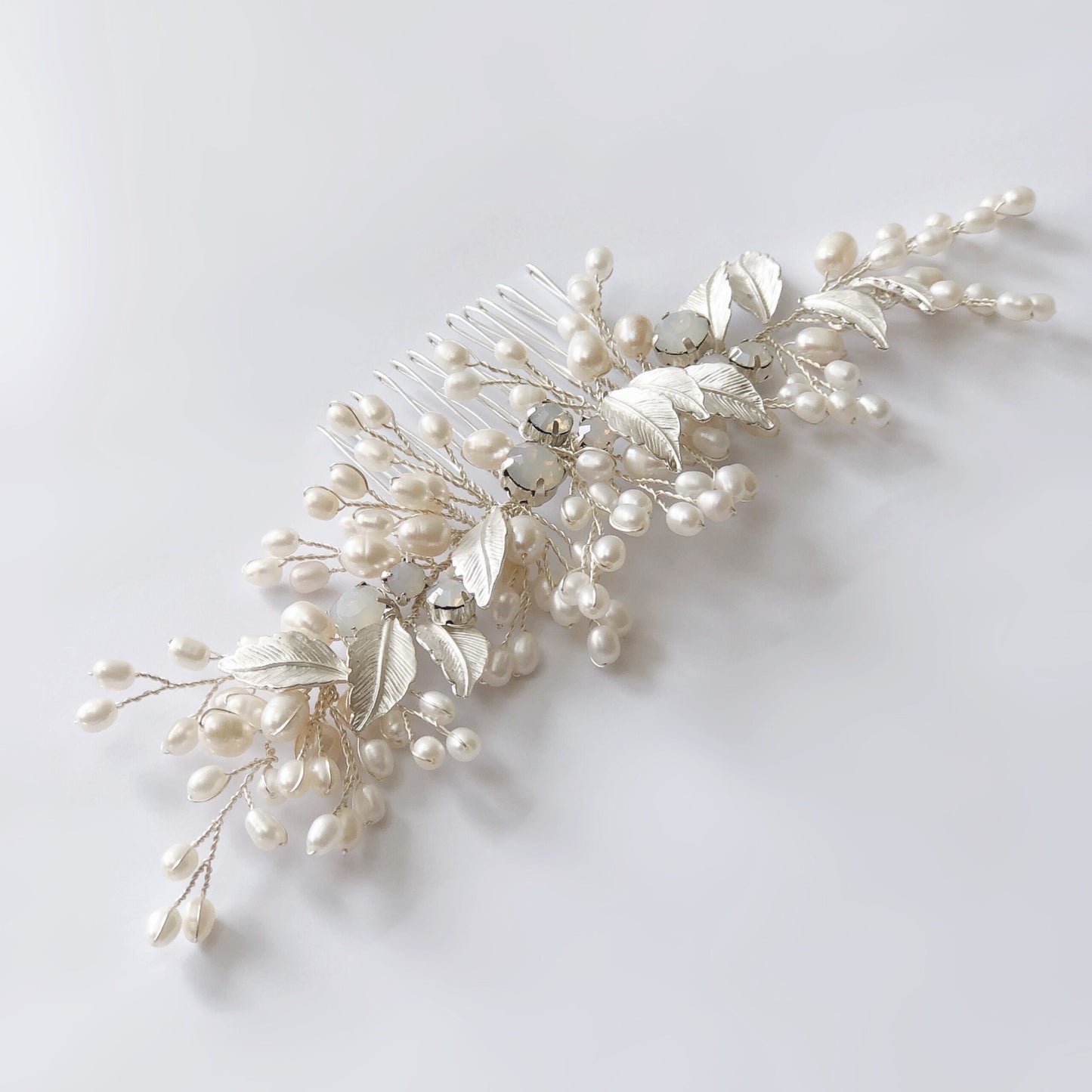 Moonstone haircomb