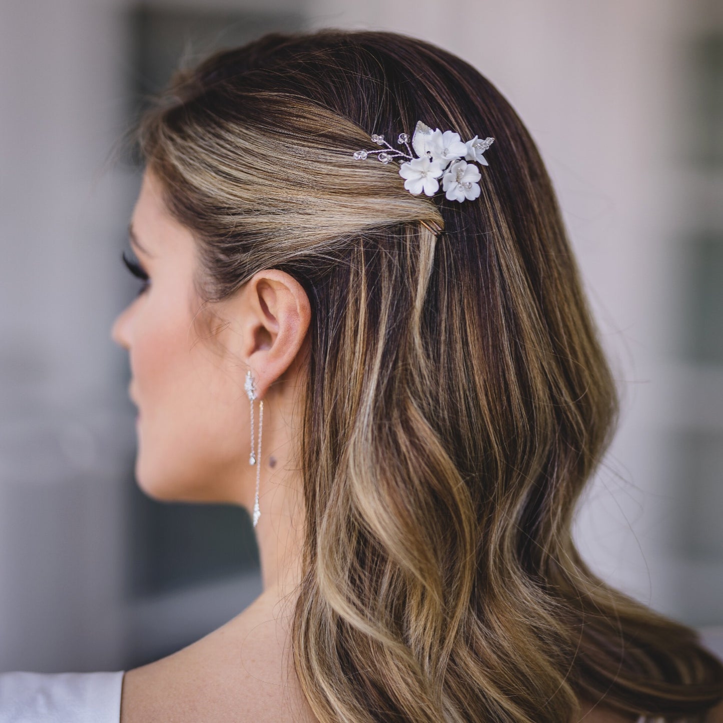 Camellia hair pins