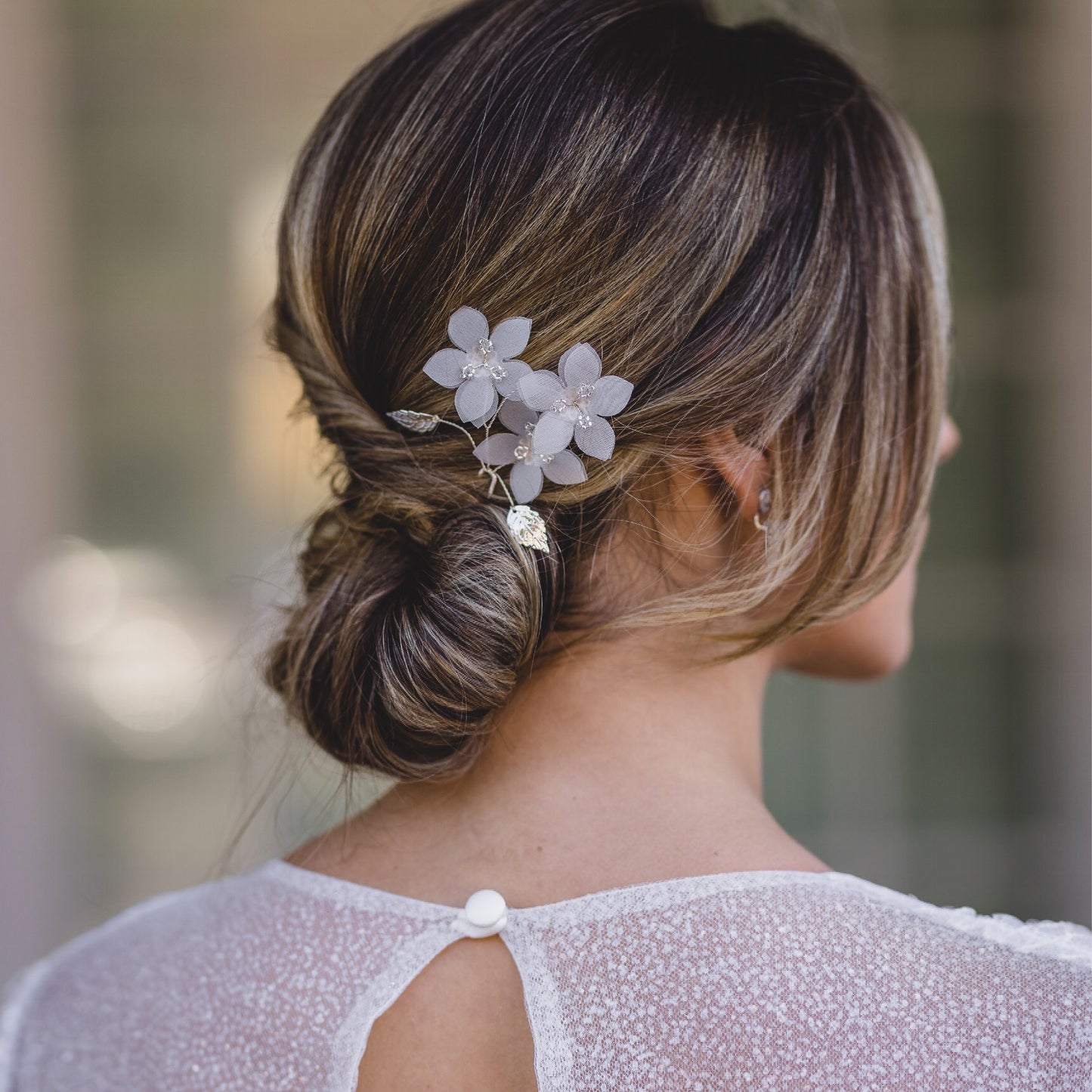 Gardenia Blossom Hair Pins