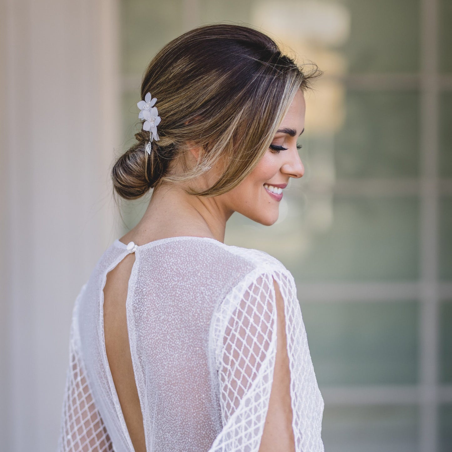 Gardenia Blossom Hair Pins