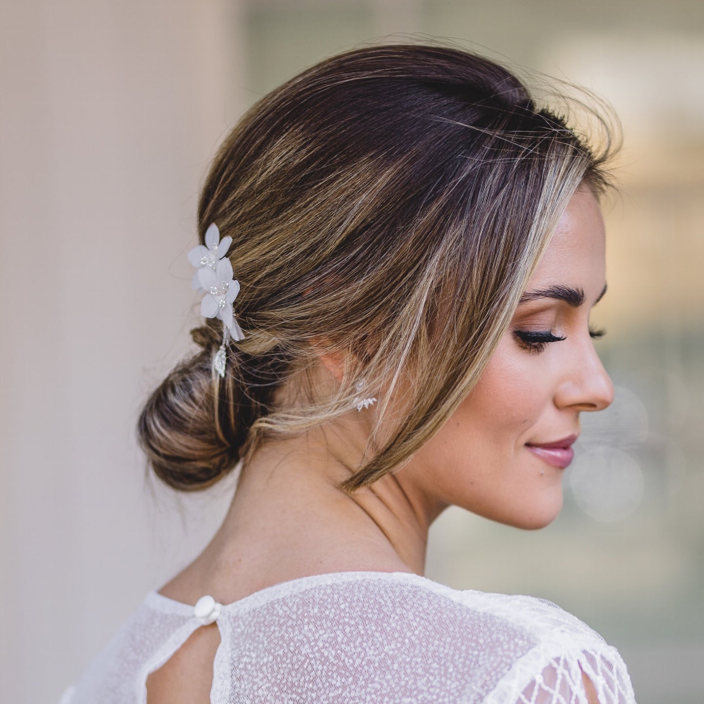 Gardenia Blossom Hair Pins