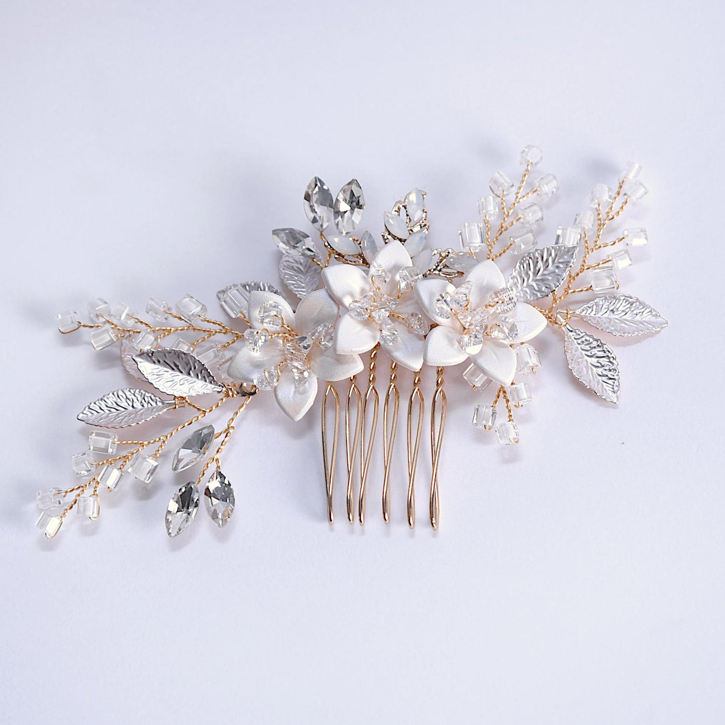 Orange Blossom Hair Comb