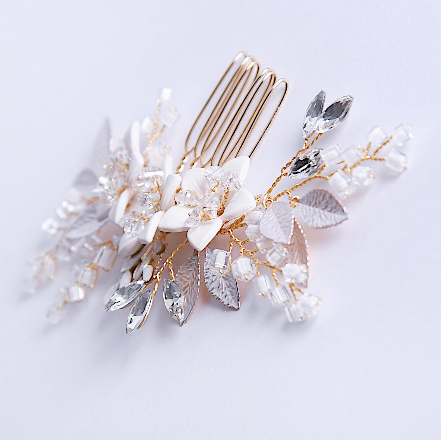 Orange Blossom Hair Comb