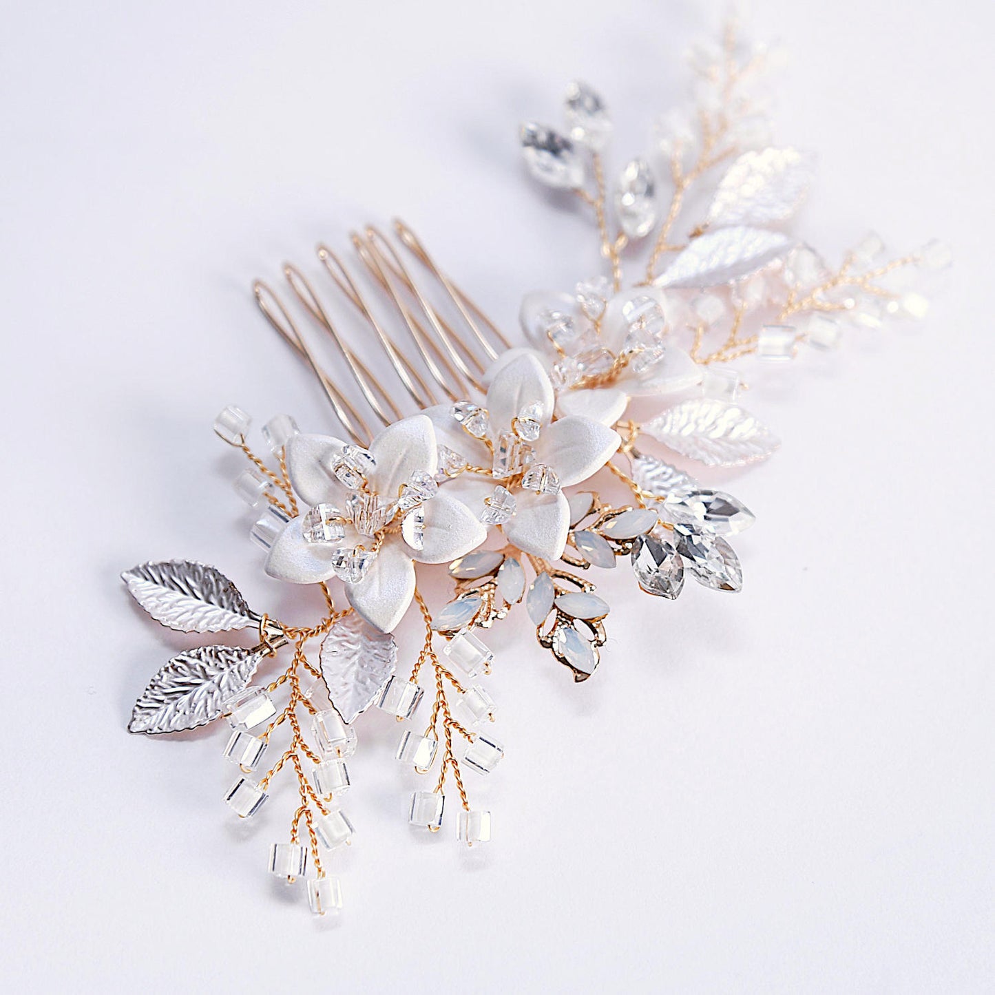 Orange Blossom Hair Comb