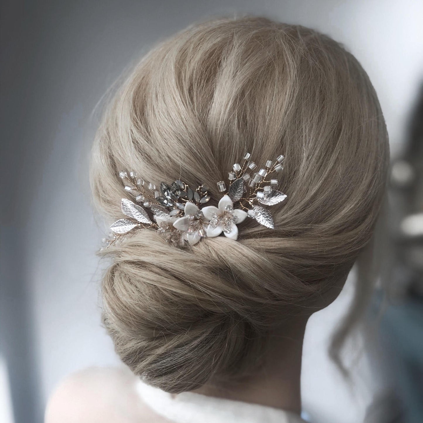 Orange Blossom Hair Comb