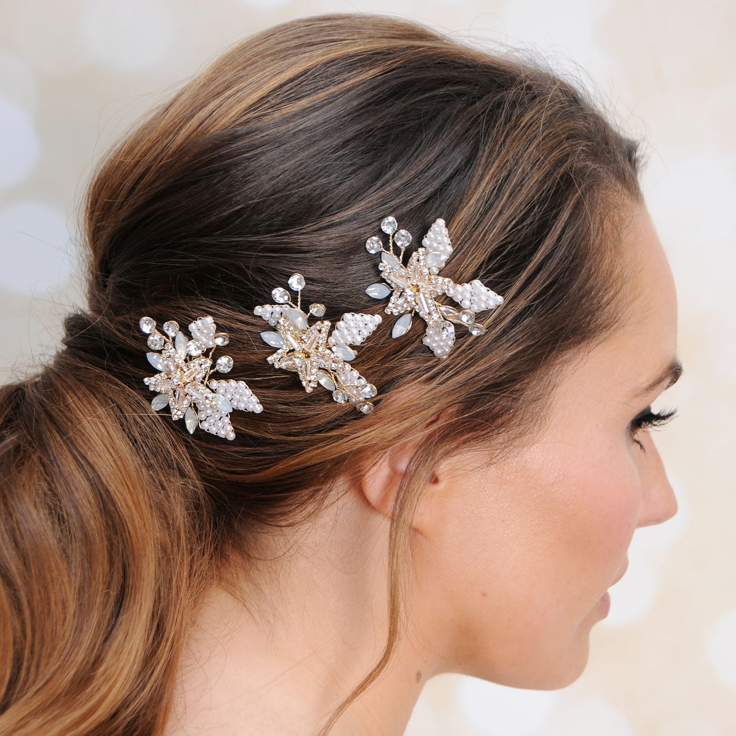 STARFLOWER hair pins